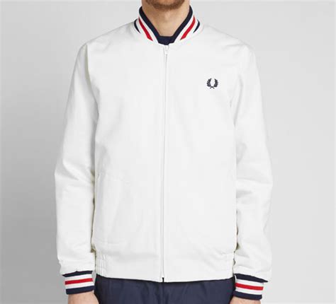 Fred Perry Reissues Original Tennis Bomber Jacket Back In White