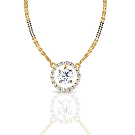 Solitaire Diamond Mangalsutra Vaidya Gems And Diamonds