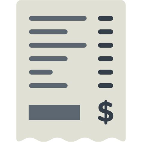 Bill Transaction Invoice Statement Receipt Png