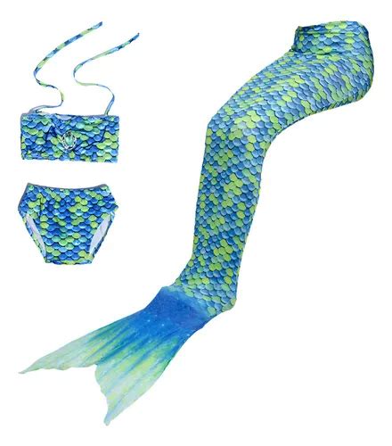 Traje De Baño Sirena Bañador Para Niñas Ropa De Bikini Fiest MercadoLibre