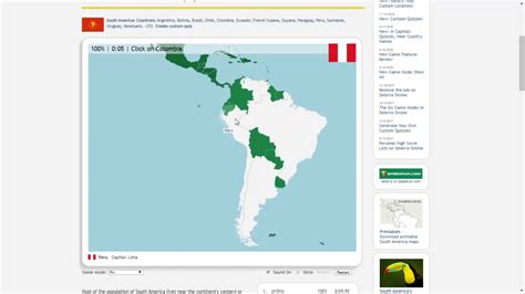 Seterra South America Countries Pin Website 0 09 YouTube