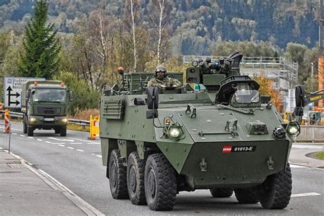 Austria Orders 225 Additional Pandur 6x6 Evo Armored Vehicles From