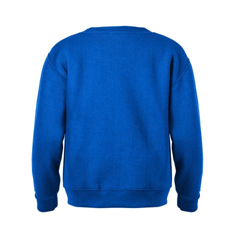 ROYAL BLUE SWEATSHIRT WITH St. Gregory The Great CHENILLE LOGO ...