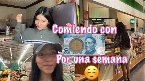 Comiendo Con Pesos Por Una Semana Jessi Jess Youtube