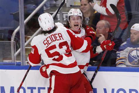 Seider Scores In Ot As Red Wings Beat Sabres Ap News