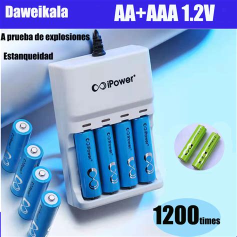 Batería Aa Aaa 1 2 V Batería Recargable Ni Mh Aa Vicedeal