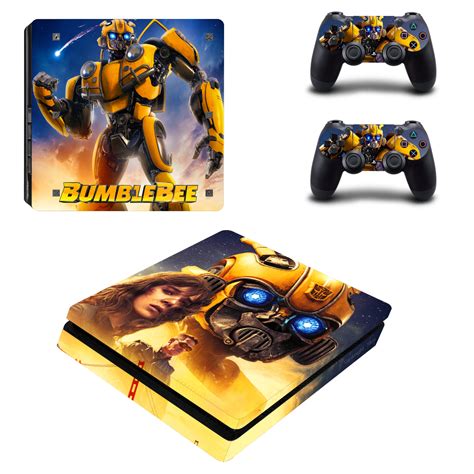 Ps4 Slim Consoles Controllers Bumblebee Transformers Vinyl Skins Decals