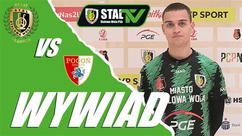 WYWIAD Damian Urban po meczu STAL Stalowa Wola Pogoń Siedlce 27 11