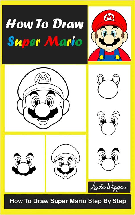 How To Draw Mario Step By Step For Kids