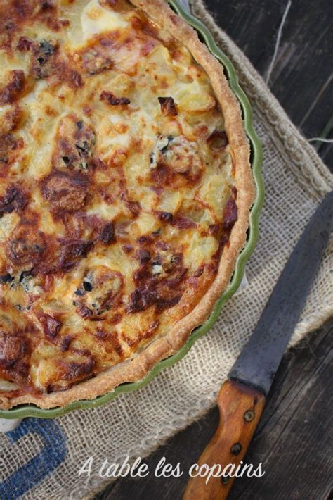 Lauvergnate Tarte Aux Pommes De Terre Jambon Cru Dauvergne Et