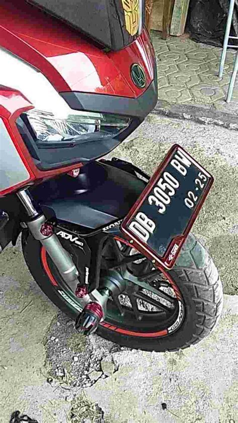 Promo Dudukan Plat Nomor Depan Honda Adv Nopol New Honda Adv