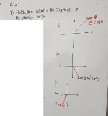 Answered Sketch Then Calculate The Components Of The Following