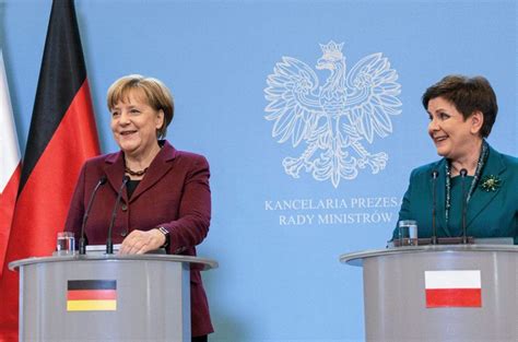 Wizyta Angeli Merkel W Warszawie