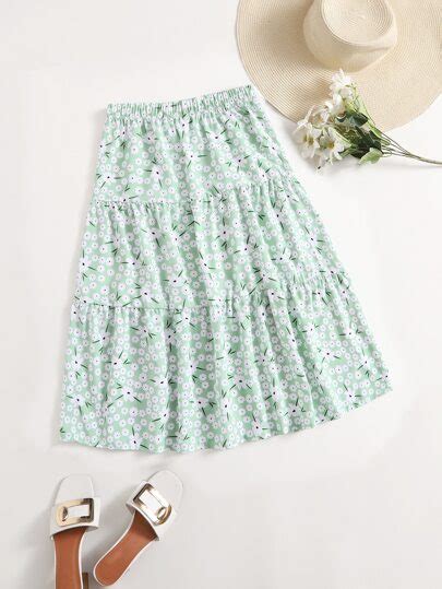 Ruffle Skirts Shein Uk