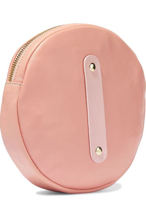 Clare V Circle Leather Clutch The Outnet