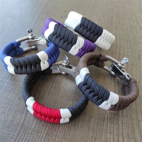 Pulseira Jiu Jitsu Paracord BJJ Faixa Preta Marrom Roxa Azul Branca