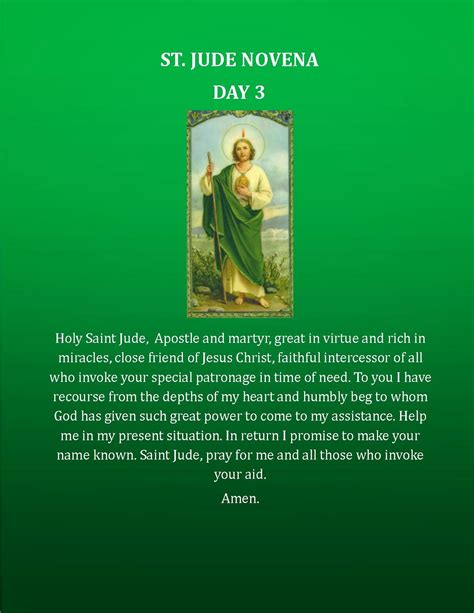 St. Joseph & Mt. D'or Parish Blog Spot: St. Jude Novena Reflection Day 3