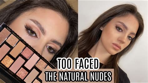 TOO FACED BORN THIS WAY THE NATURAL NUDES EYESHADOW PALETTE REVIEW