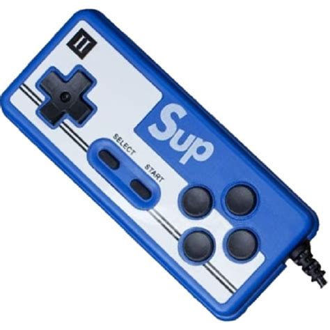Mando Sup Game Box M3 Compatible Conexión Micro USB Tipo V8 - Azul ...