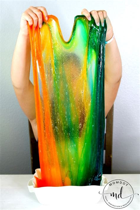 Clear Rainbow Slime: No Borax - Momdot.com