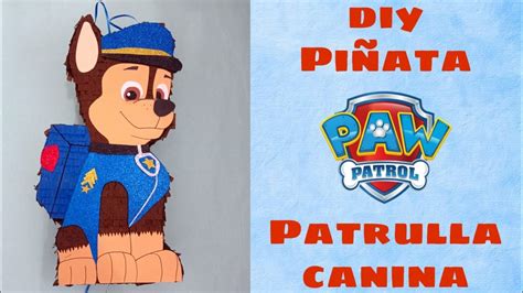 C Mo Hacer Una Pi Ata De Chase Paw Patrol Pi Ata De Chase Paso A Paso