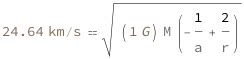 Vis-Viva Equation | Wolfram Formula Repository