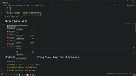 Python Numpy Data Types Youtube