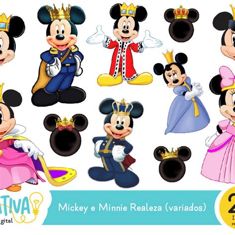 Kit Digital Mickey E Minnie Realeza Elo7 Produtos Especiais