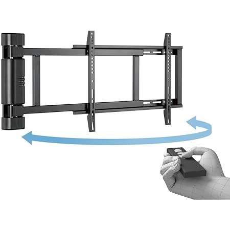 RICOO Support TV Mural orientable motorisé SE2544 Meuble de téléviseur