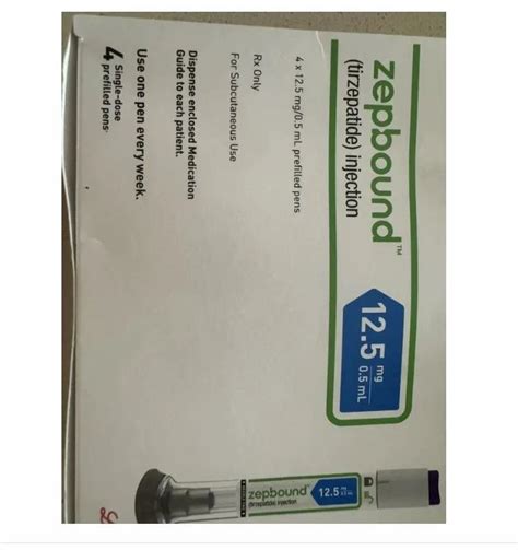 Pharmaceutical Mounjaro Tirzepatide 125mg Injection Vial Box Oral At