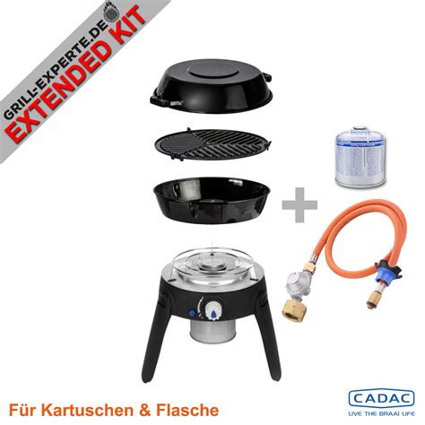 CADAC SAFARI CHEF 2 LITE HP EXTENDED KIT Inkl Flaschenadapter