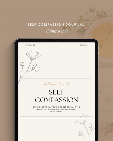 Self Compassion Journal Inner Reflection Journal Confidence Journal Etsy