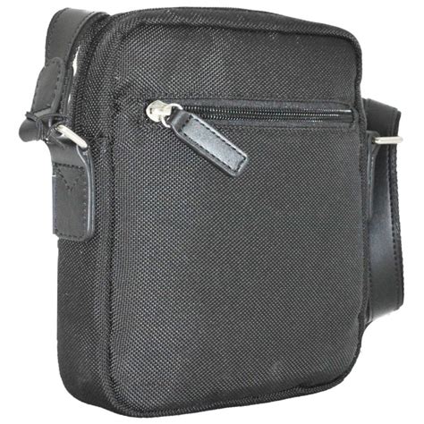 Sacoche Homme Nylon Cuir Katana Noir Planetebag