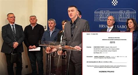 Domovinski pokret podnio kaznenu prijavu protiv Andreja Plenkovića