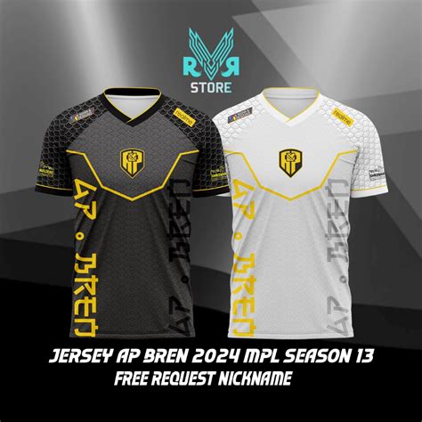 Jual JERSEY BAJU KAOS AP BREN TERBARU 2024 MPL PH SEASON 13 FREE