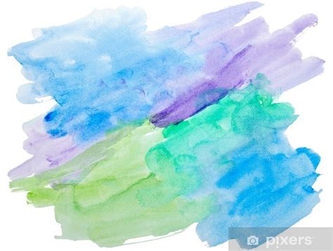 Papier Peint Touches De Couleurs Aquarelle Art Peinture Pixers Fr