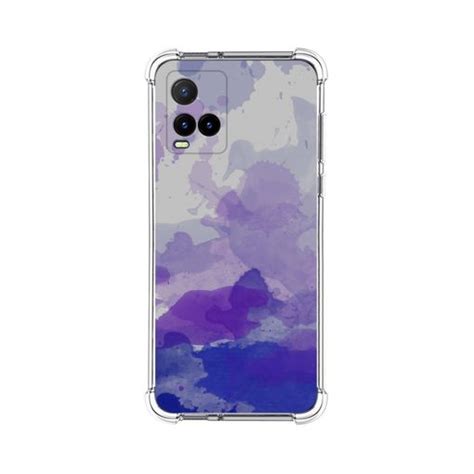 Funda Silicona Antigolpes Vivo Y21 Y21s Y33s Diseño Acuarela 09 con