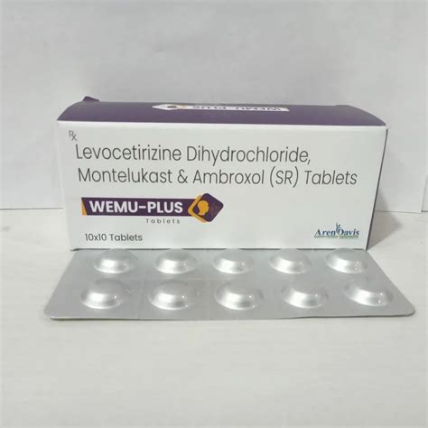 Levocetirizine Dihydrochloride Mg Montelukast Mg Ambroxol