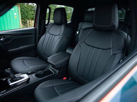 Leather look seat covers - Isuzu D-Max – Leighton Vans Australia