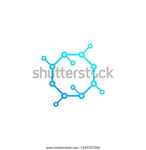 Nano Structure Nanoparticle Vector Icon Stock Vector Royalty Free