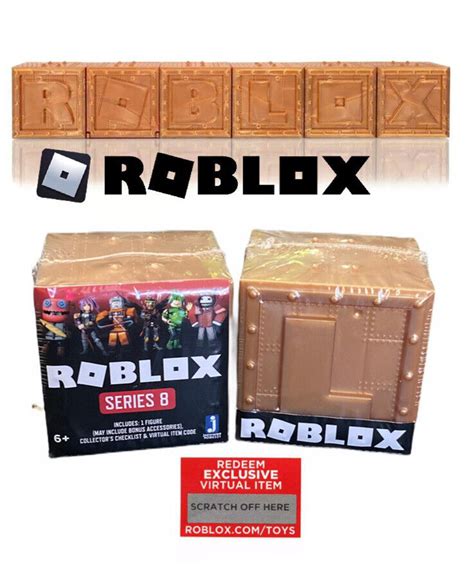 Brand New 2020 Sealed Roblox Series 8 Mystery Blind Figure Boxes Copper Box 191726020233 Ebay