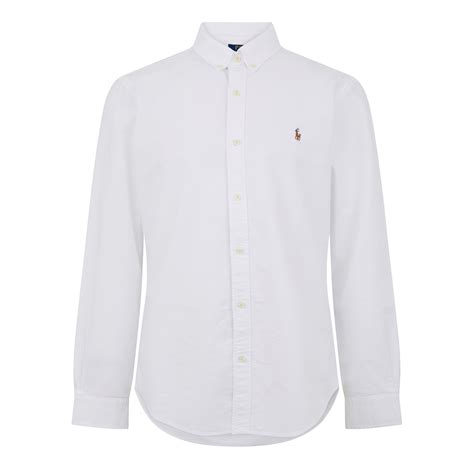 polo ralph lauren mens slim fit oxford long sleeve shirt men
