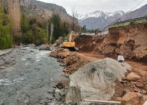 Andes on line MOP finalizó trabajos de reparación de emergencia y