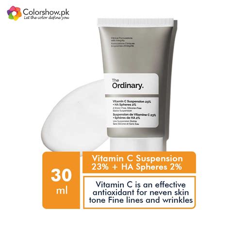 The ordinary vitamin c suspension 23% + ha spheres 2% | ColorShow