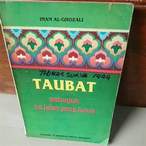 Jual Buku Taubat Petunjuk Ke Jalan Yang Lurus Shopee Indonesia