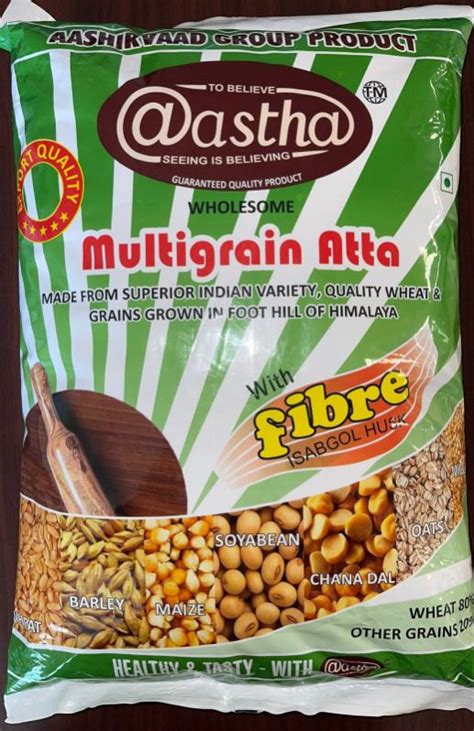 Aastha Multigrain Atta Feature Healthy Hygenic Nutritious Soft