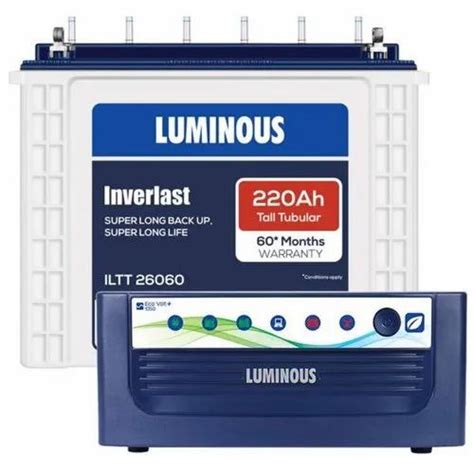 Iltt 26060 Luminous 1050 220Ah Battery Combo 900 VA 12volt 60 Month