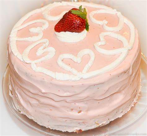 Fresh Strawberry Cake With Cheesecake Layer Valentine Cake The Amiable Cooks Strawberry