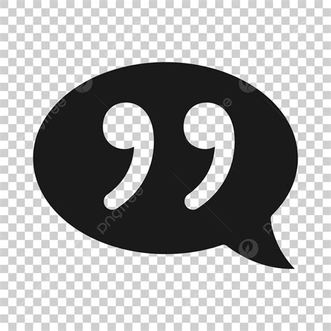 Flat Chat Icon With Speech Bubble On White Background Vector Emblem