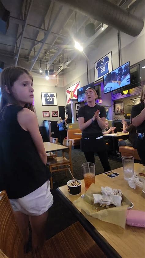 Girls 11th Birthday At Buffalo Wild Wings Youtube